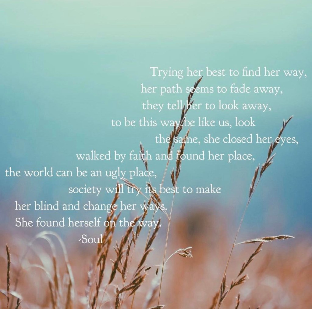 she found herself on the way, soul, trying her best to find her way, elaina avalos
